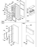Refrigerator door and accessories