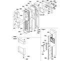 Amana SCD25TBW-P1190428WW freezer door diagram