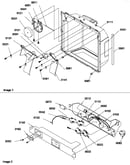 Ice & water cavity and electrical bracket assy