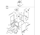Amana ARHSC8750WW/P1130651NWW cabinet diagram