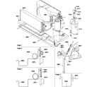Amana PTH123A35DA/P1202603R compressor/tubing diagram
