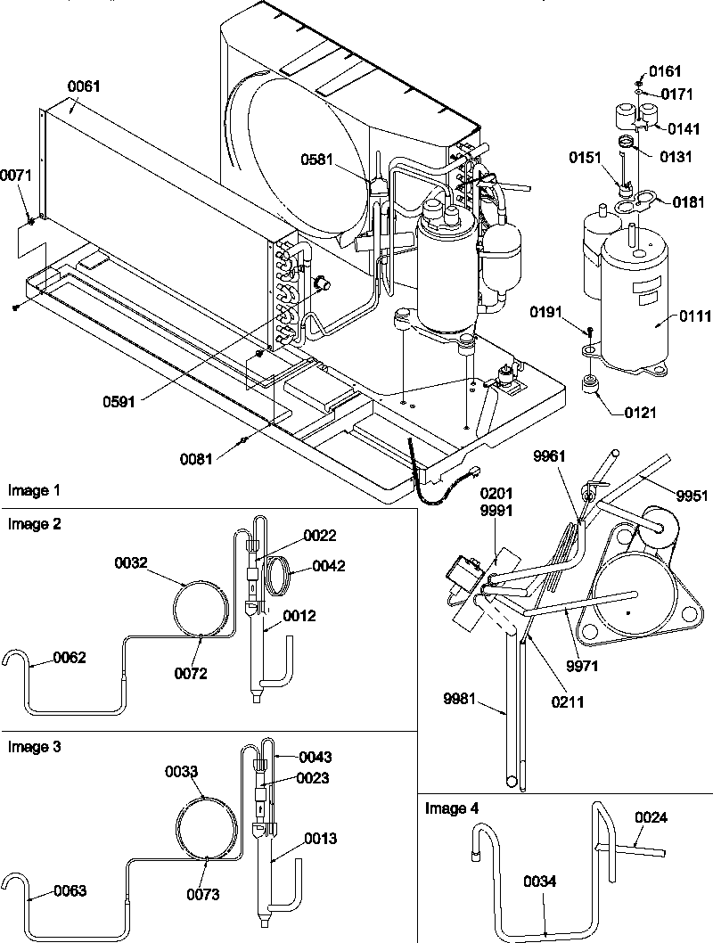 Compressor/tubing