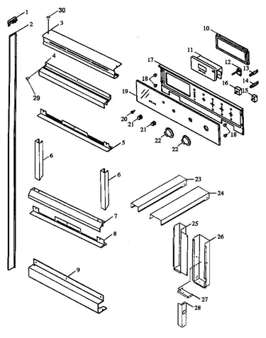 Control panel/trim