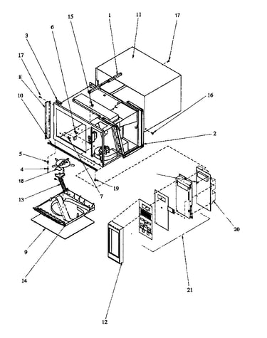 Chassis assy & control panel