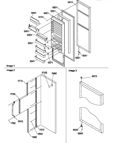 Refrigerator door
