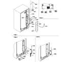 Amana SX322S2L-P1307302WL cabinet back diagram