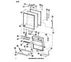 Amana BC20EL-P747026WL refrigerator door diagram