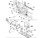 Amana BXF19TW-P1311901WW machine compartment assembly diagram