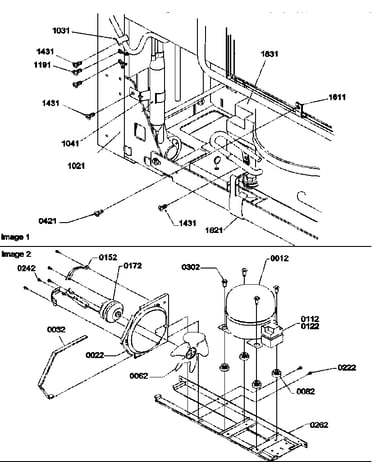 Machine compartment assembly