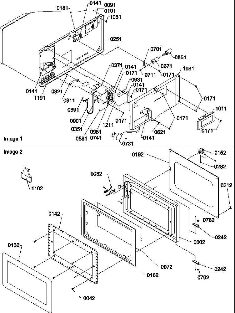 LIGHT/BACK COVER/DOOR