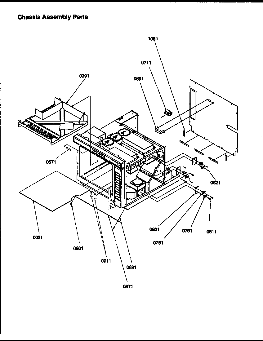 Chassis assembly parts