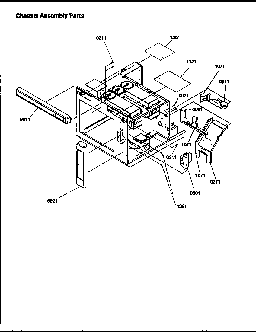 Chassis assembly parts