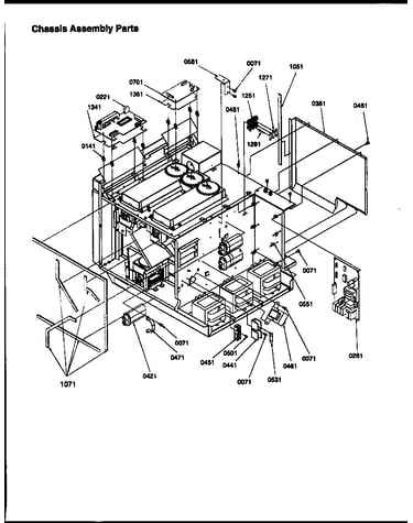 Chassis assembly parts
