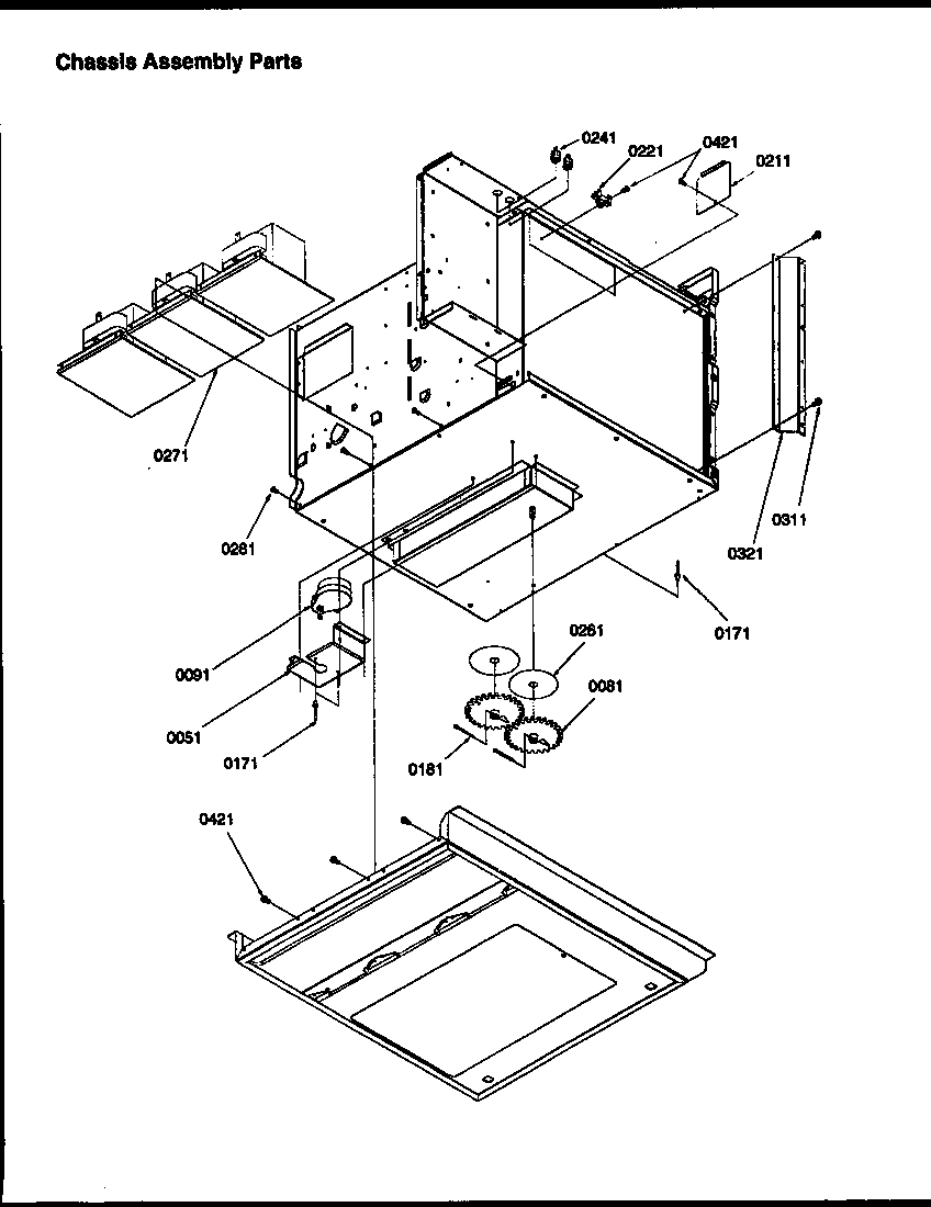 Chassis assembly parts