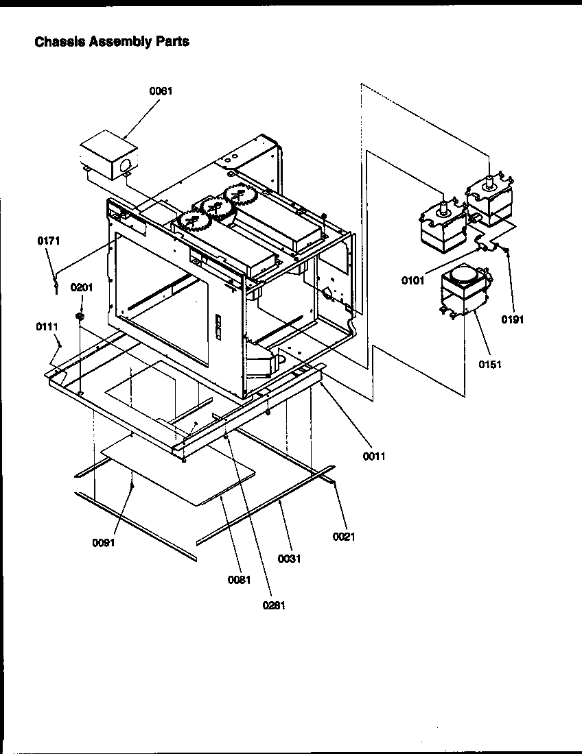Chassis assembly parts