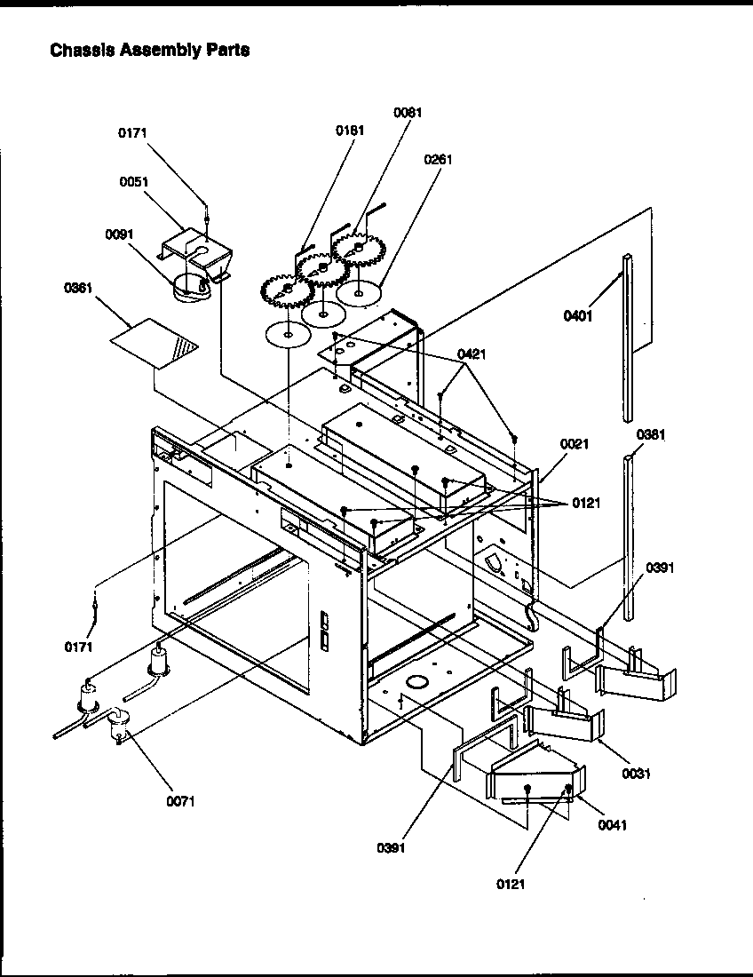 Chassis assembly parts
