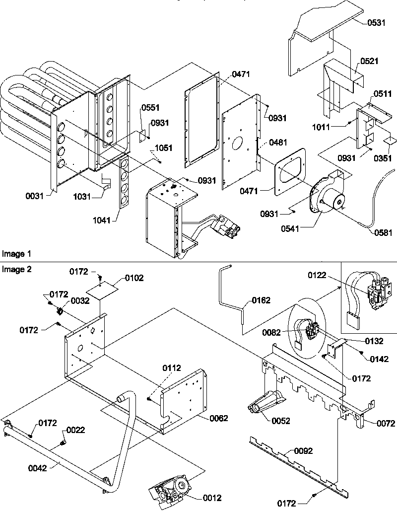 Part/tube/manifold