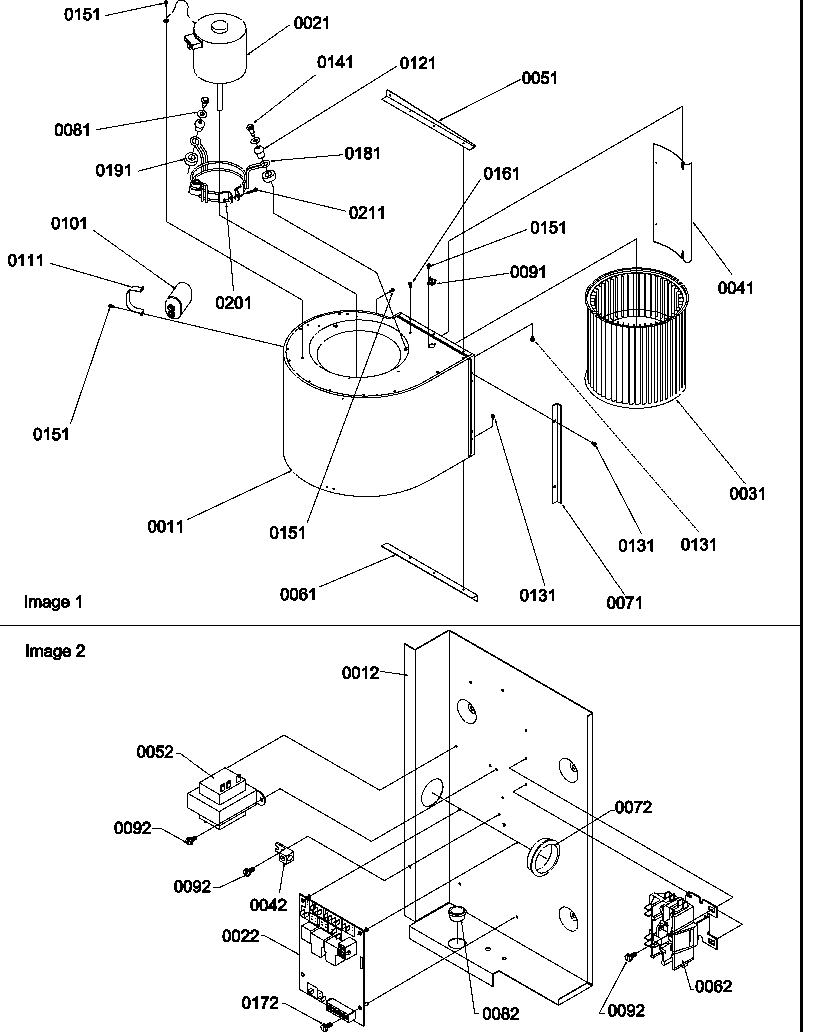 Blower/control box