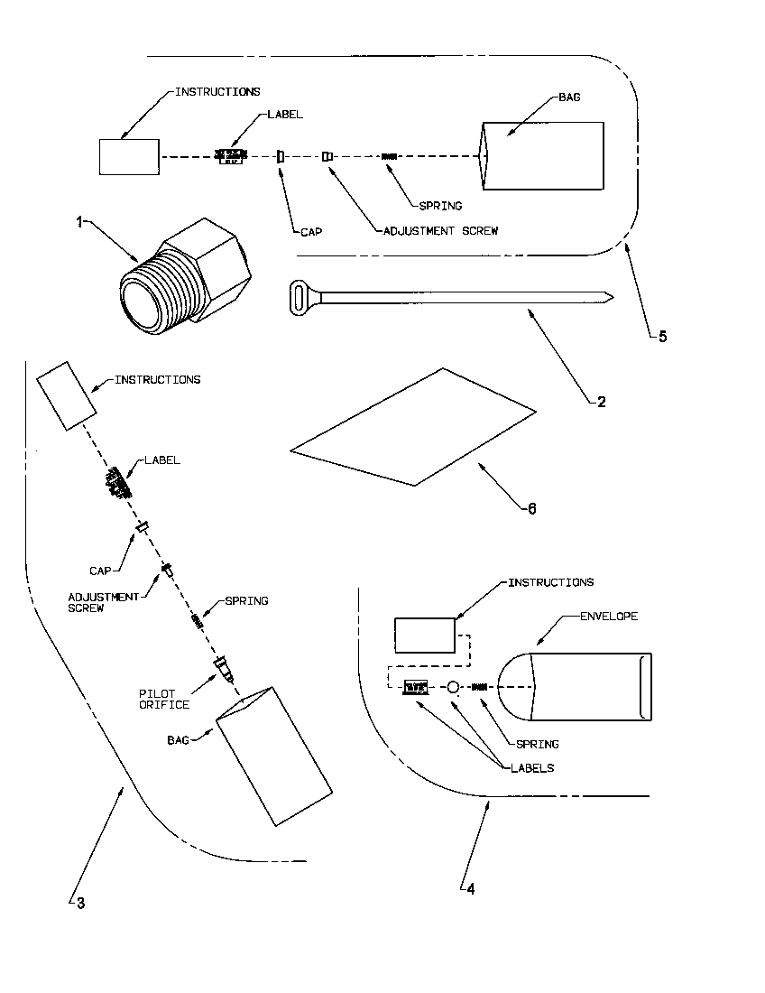 PROPANE CONVERSION KITS (LPTK__) (HALP05/P1129105F)