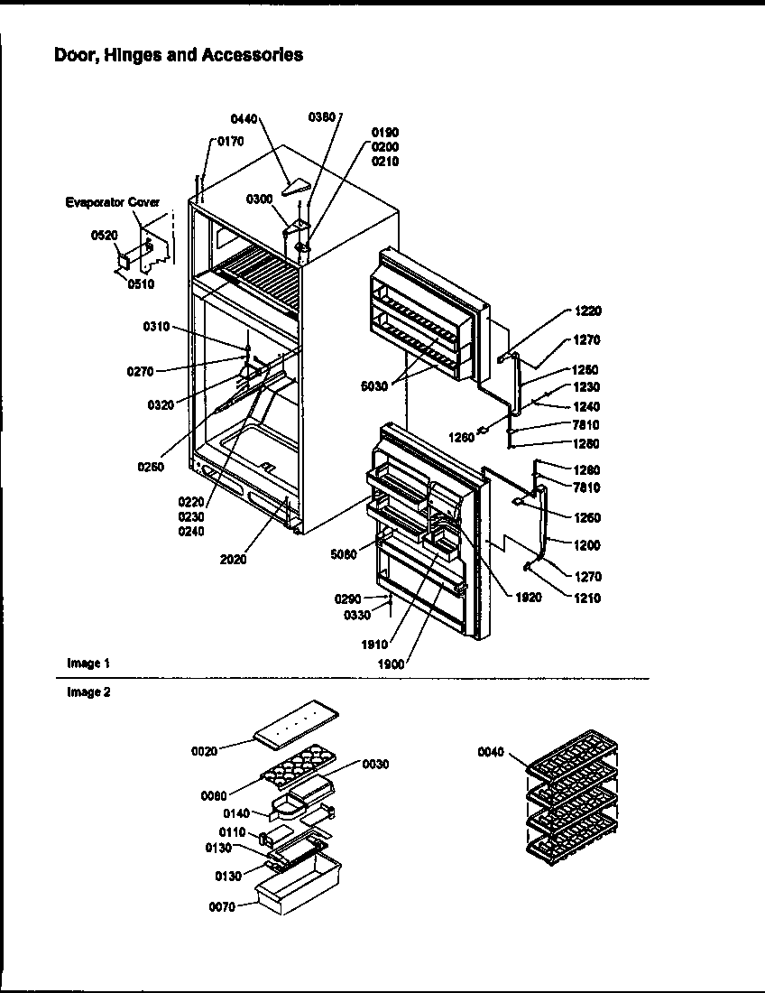 DOORS,  HINGES AND ACCESSORIES (TRI18TL/1303202WL)