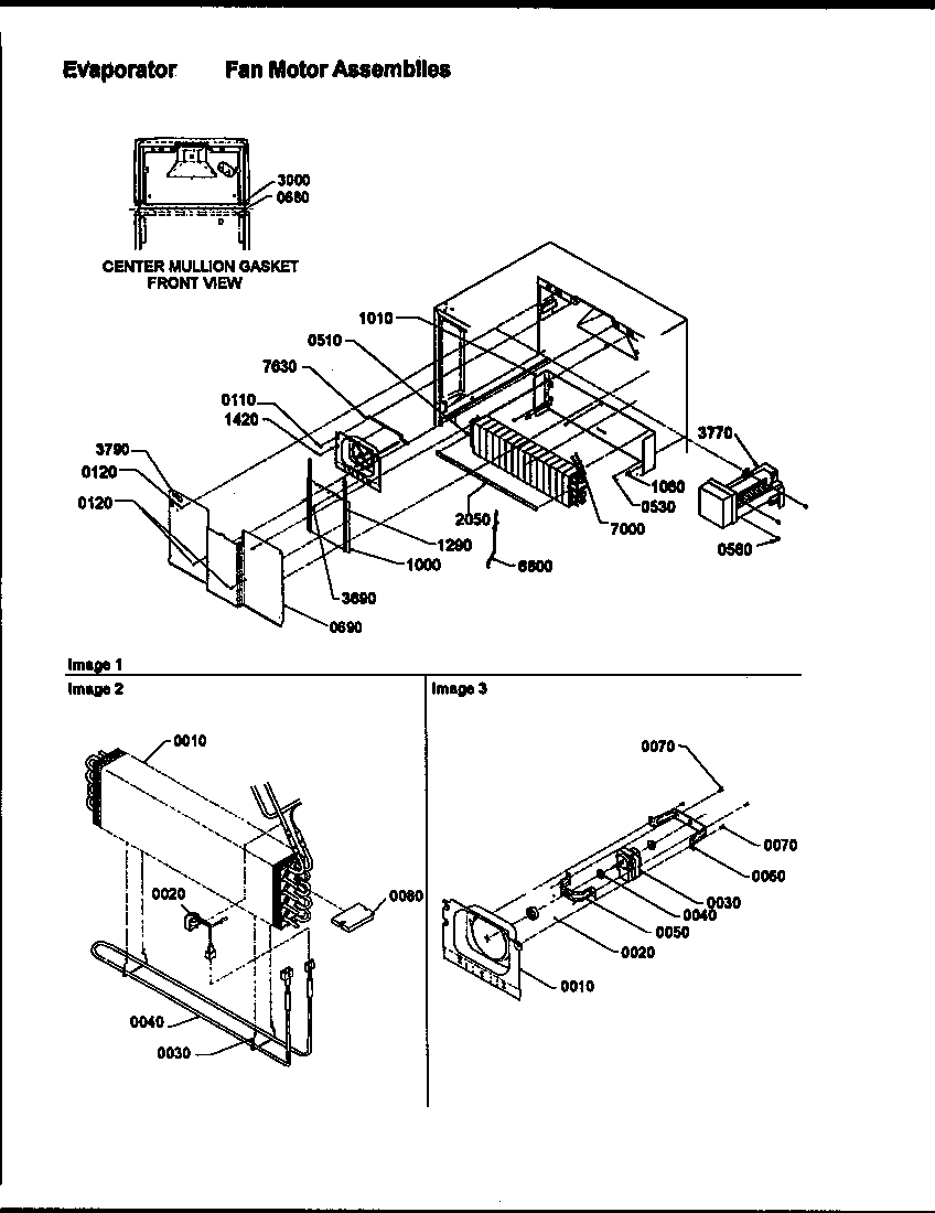 Evaporator fan  motor  assembly (tri18tl/1303202wl)