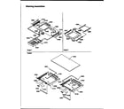 Amana TRI18TL-1303202WL shelving assemblies (tri18tl/1303202wl) diagram