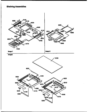 Shelving assemblies (tri18tl/1303202wl)