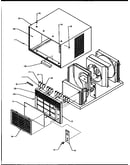 Room air conditioner cabinet