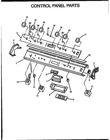 Control panel parts