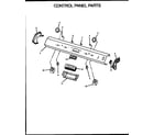 Amana CC24W/P1127102S control panel parts diagram