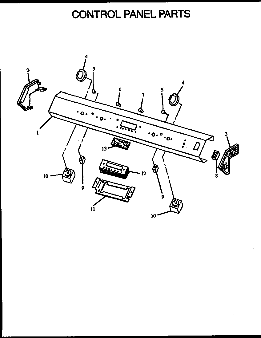 Control panel parts