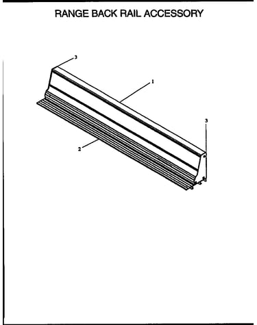 Range back rail accessory