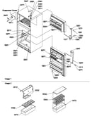 Door, hinges and accessories