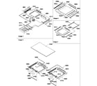 Amana TN22CL-P1300704WL shelving assemblies diagram