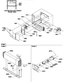 Evaporator and fan motor assemblies