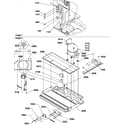 Amana BX22S5E-P1196707WE machine compartment assembly diagram