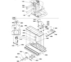 Amana BX22S5L-P1196707WL machine compartment assembly diagram