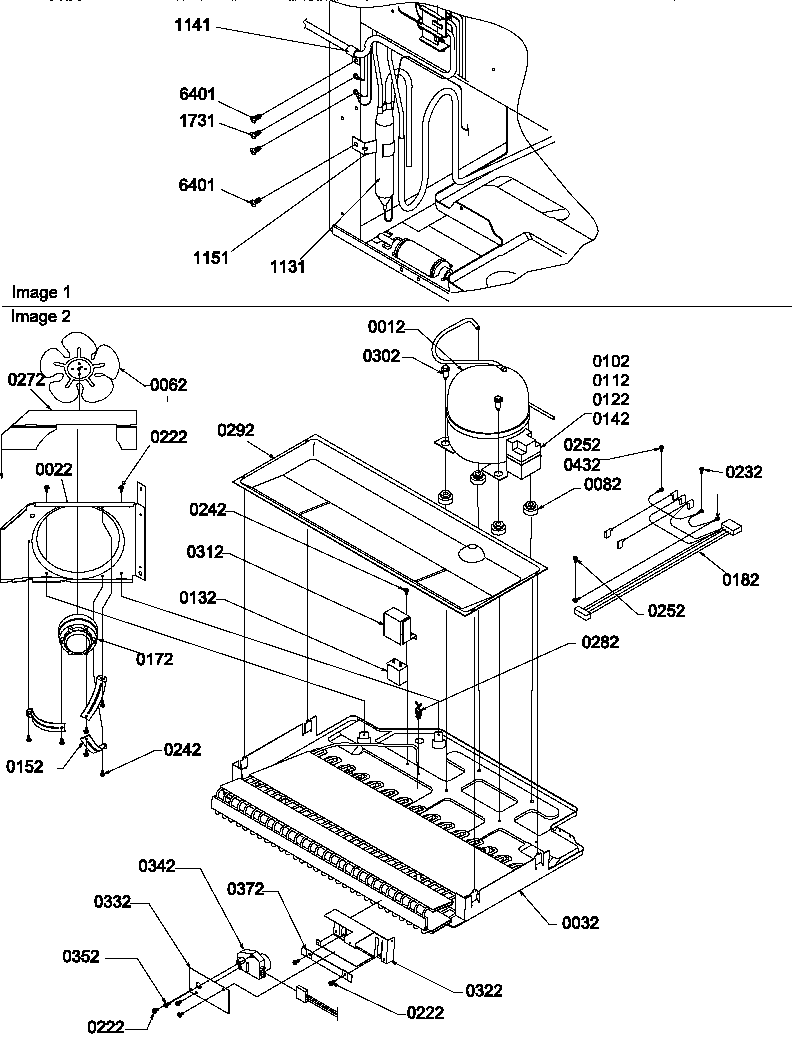 Machine compartment assembly