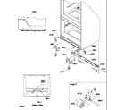 Amana BX22S5W-P1196707WW insulation & roller assembly diagram