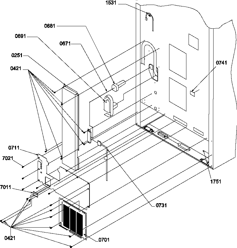 Cabinet back