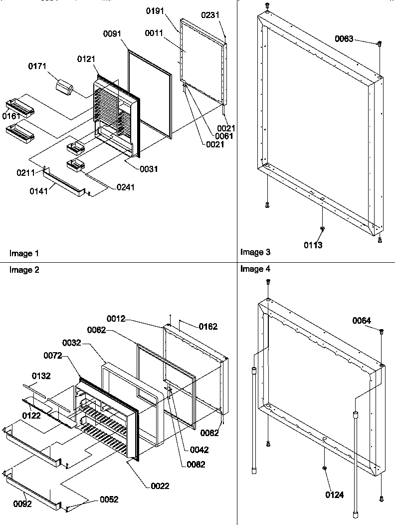 Door assemblies