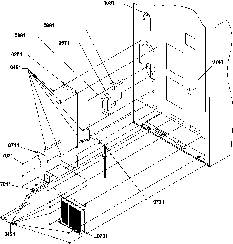 Cabinet back