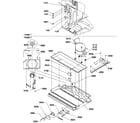 Amana BR22TE-P1196710WE machine compartment assembly diagram