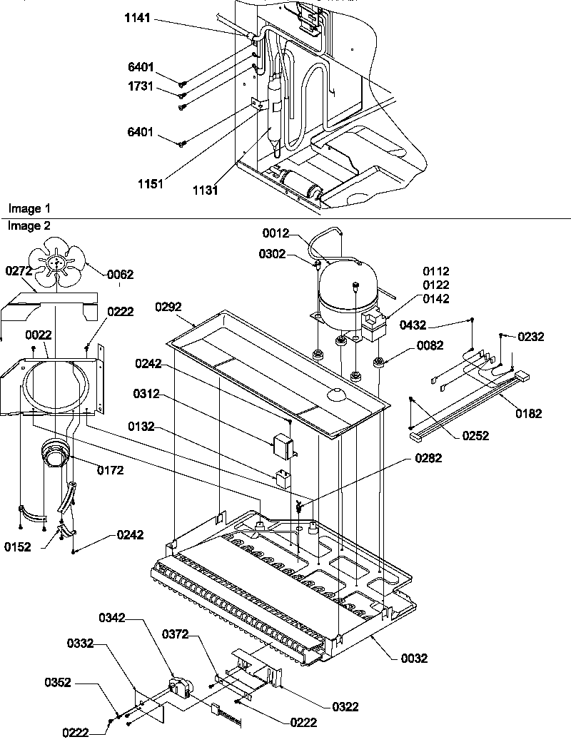 Machine compartment assembly