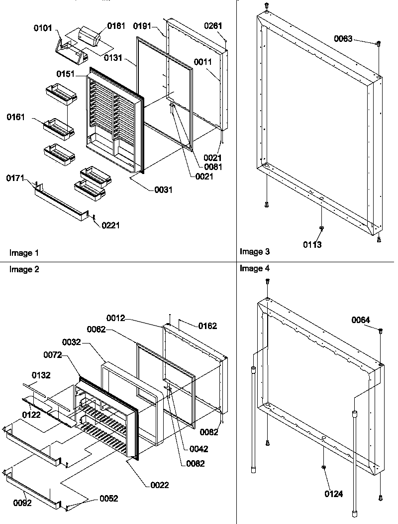 Door assemblies