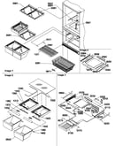 Shelving assemblies