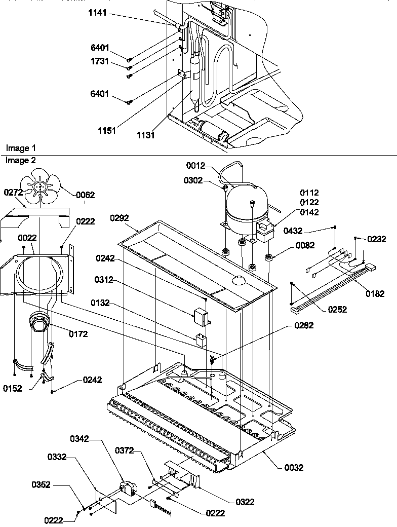 Machine compartment assembly