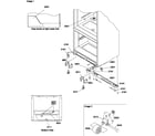 Amana BX21TL-P1196515WL insulation & roller assembly diagram