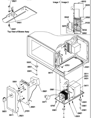 Blower/control panel