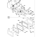 Amana GSAND8LW-P1186702M electrical components/door diagram